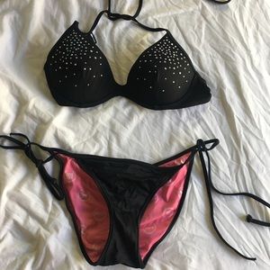 VS Pink Sequin Bikini